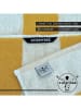 Chiemsee Jacquard handdoek geel/wit