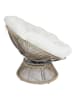 Garden Spirit Outdoorfauteuil "Cancun" beige/wit - (B)96 x (H)77 x (D)86 cm