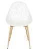 Garden Spirit 4-delige set: stoelen "Lucena" wit - (B)53,3 x (H)83,4 x (D)52,3 cm