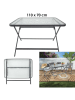 Garden Spirit Gartentisch ''Formantera'' in Grau - (B)110 x (H)75 x (T)70 cm