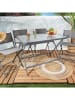 Garden Spirit Gartentisch ''Formantera'' in Grau - (B)110 x (H)75 x (T)70 cm