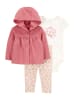 carter's 3tlg. Outfit in Pink/ Weiß
