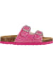 Zigzag Pantoletten in Pink