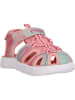Zigzag Halbsandalen in Rosa/ Hellblau