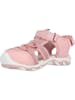 Zigzag Halbsandalen in Rosa/ Weiß