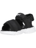Zigzag Sandalen in Schwarz