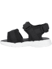 Zigzag Sandalen in Schwarz