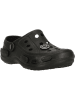 Zigzag Clogs in Schwarz