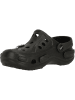 Zigzag Clogs in Schwarz