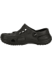 Zigzag Clogs in Schwarz
