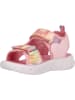 Zigzag Sandalen in Rosa/ Bunt