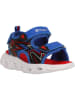 Zigzag Sandalen in Blau/ Rot/ Schwarz