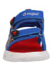 Zigzag Sandalen in Blau/ Rot/ Schwarz