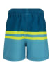 Zigzag Badeshorts in Blau/ Gelb