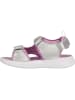 Zigzag Sandalen in Silber/ Lila