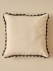 BELLA MAISON Kussenhoes "Madrid" beige - (L)43 x (B)43 cm