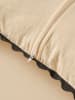 BELLA MAISON Kussenhoes "Madrid" beige - (L)43 x (B)43 cm