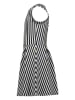 Vingino Kleid in Schwarz/ Weiß