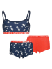 Vingino 2-delige ondergoedset donkerblauw/wit/rood