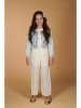 Le Chic Marlenehose "Desra" in Creme