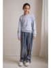 Like Flo Sweatshirt "Donna" lichtblauw
