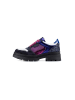 Anna Morellini Leder-Schnürschuhe "Pierista" in Schwarz/ Lila