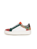 Anna Morellini Leder-Sneakers "Alenrisa" in Weiß/ Rot