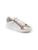 Anna Morellini Leren sneakers "Ziarisa" goudkleurig/wit