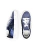 Anna Morellini Leder-Sneakers "Matera" in Dunkelblau