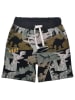 Bondi Shorts 'Dinoallover' in Schwarz/ Beige