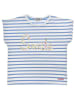 Bondi Shirt 'Smile' in Weiß/ Blau