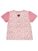 Bondi Trachtenshirt 'Traktor' in Rosa/ Weiß
