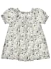 Bondi Kleid 'Blätterallover' in Creme/ Grün/ Gelb