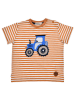 Bondi Shirt 'Traktor' in Weiß/ Orange