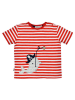 Bondi Shirt 'Pirat' in Rot/ Weiß