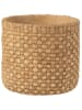 J Line Übertopf "Gewoben L'' in Beige - (H)15,5 x Ø 18 cm