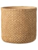 J Line Übertopf "Gewoben XL'' in Beige - (H)24,5 x Ø 27 cm