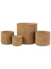 J Line Übertopf "Gewoben XL'' in Beige - (H)24,5 x Ø 27 cm