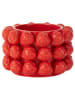 J Line Übertopf "Erdbeeren'' in Rot - (H)13 x Ø 19,5 cm