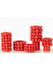 J Line Übertopf "Erdbeeren'' in Rot - (H)13 x Ø 19,5 cm