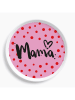 ppd Dessertbord "Formart Mama" lichtroze/rood - Ø 21 cm