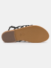 Les BAGATELLES Leren teensandalen "Olleros" zwart