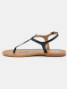 Les BAGATELLES Leren teensandalen "Malabia" zwart