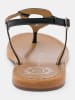 Les BAGATELLES Leren teensandalen "Malabia" zwart