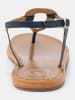Les BAGATELLES Leren teensandalen "Malabia" donkerblauw
