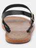 Les BAGATELLES Leder-Sandalen "Bronx" in Schwarz/ Gold