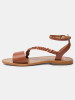 Les BAGATELLES Leren sandalen "Belgrade" lichtbruin