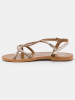 Les BAGATELLES Leren sandalen "Clorinde" goudkleurig