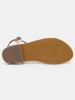 Les BAGATELLES Leder-Sandalen "Clorinde" in Gold