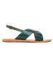 Les BAGATELLES Leren sandalen "Sibella" groen
